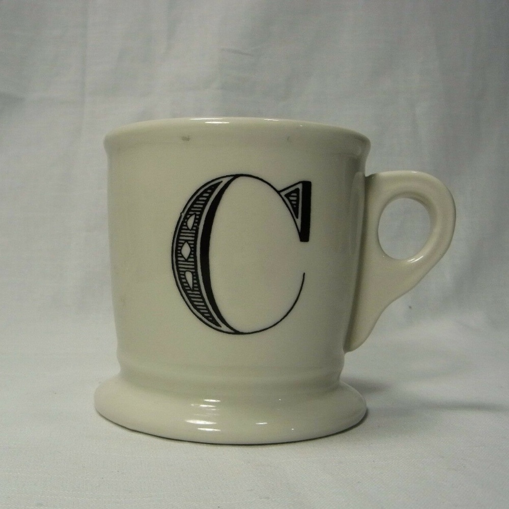 Anthropologie Coffee Mug Monogram "C" Cup Gift